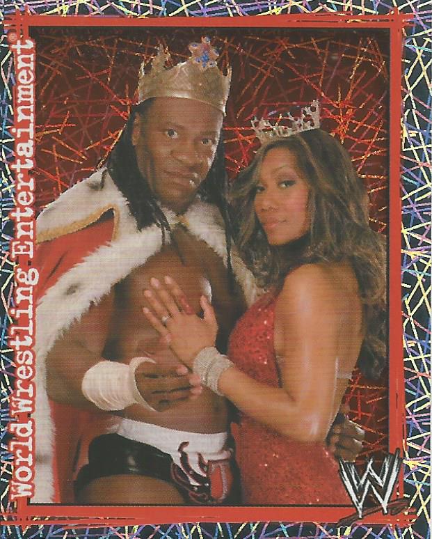 WWE Topps Superstars Uncovered 2007 Booker T and Sharmell Foil #180