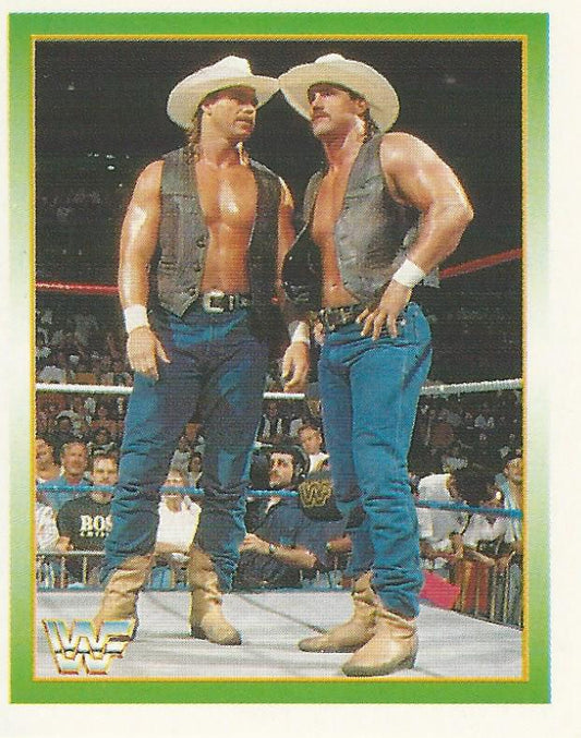 WWF Merlin Stickers 1995 Smoking Gunns #180