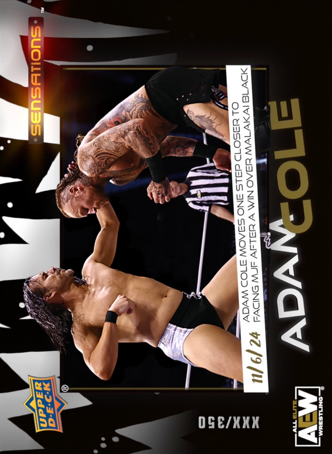 11/6/24 – Adam Cole – Adam Cole Moves One Step Closer to Facing MJF After a Win Over Malakai Black