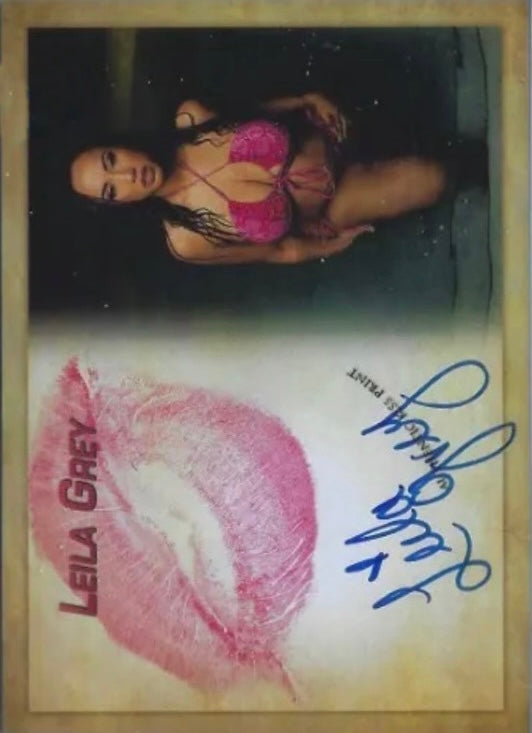 Leila Grey trading card PW Catalog