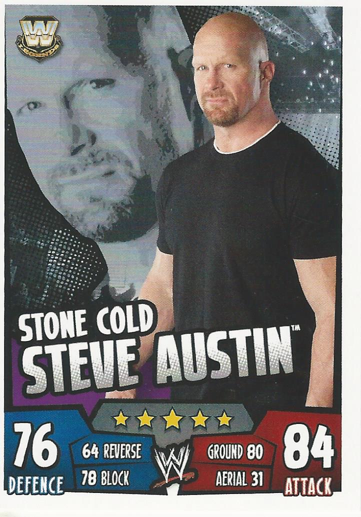 WWE Topps Slam Attax Rumble 2011 Stone Cold Steve Austin #181