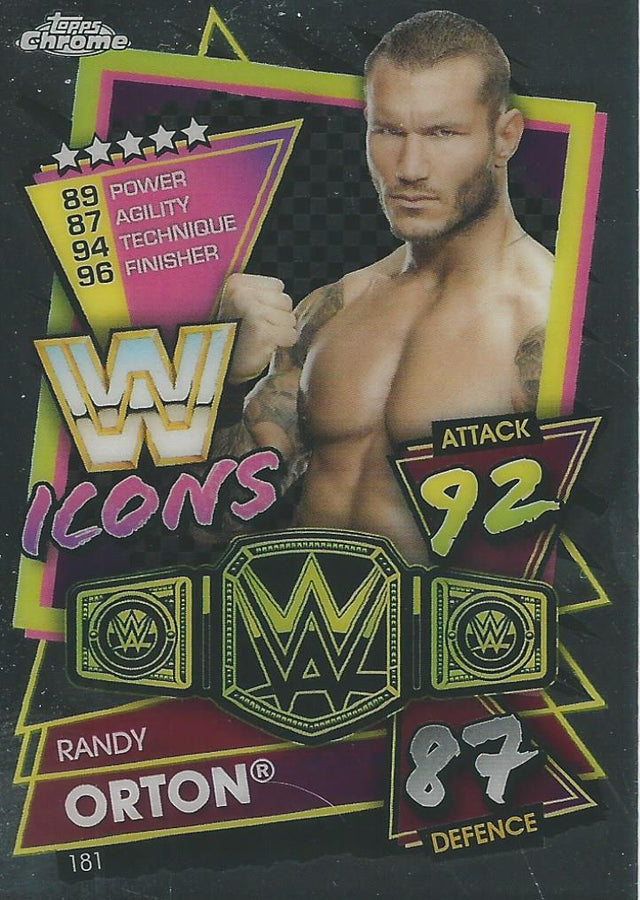 WWE Topps Slam Attax Chrome 2021 Randy Orton #181