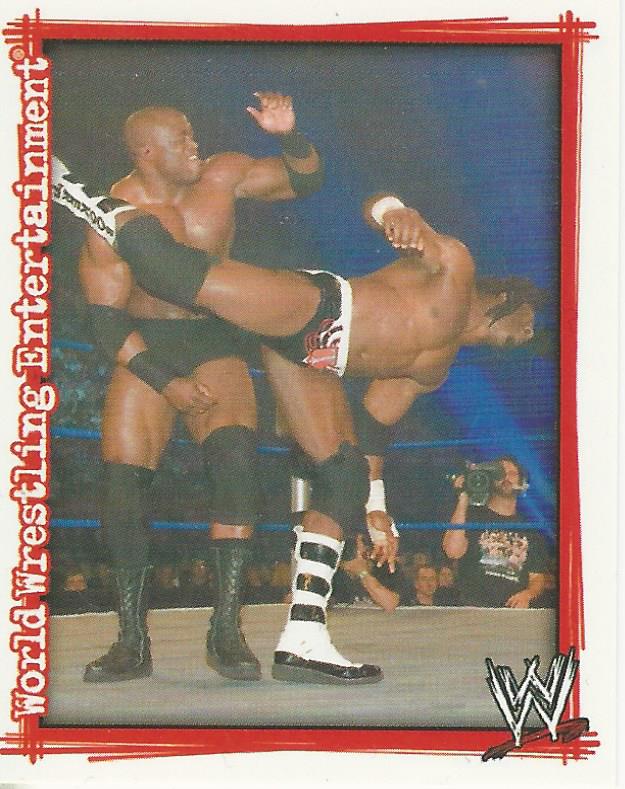 WWE Topps Superstars Uncovered 2007 Sticker Booker T #181