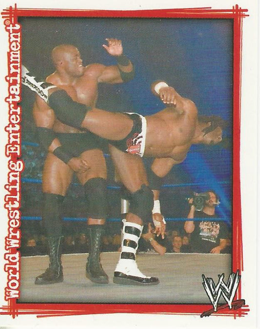 WWE Topps Superstars Uncovered 2007 Sticker Booker T #181