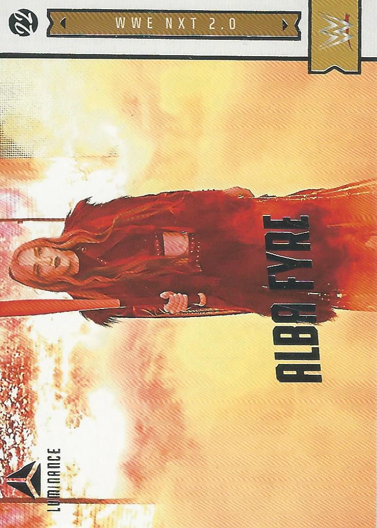 WWE Panini Chronicles 2022 Alba Fyre #159