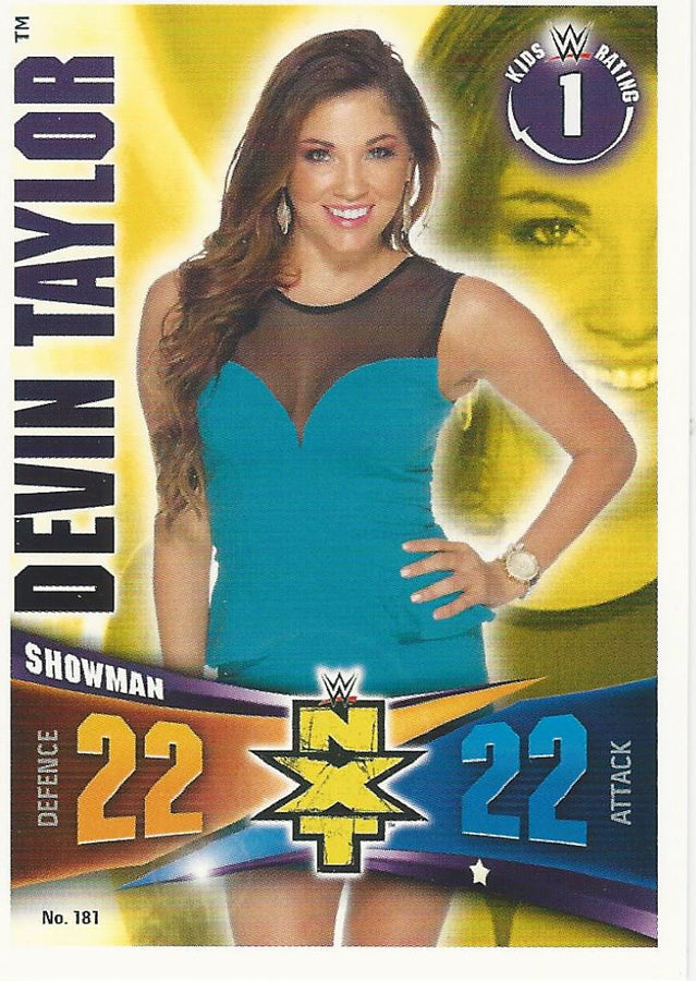 WWE Topps Slam Attax Rivals 2014 Devin Taylor #181 NXT