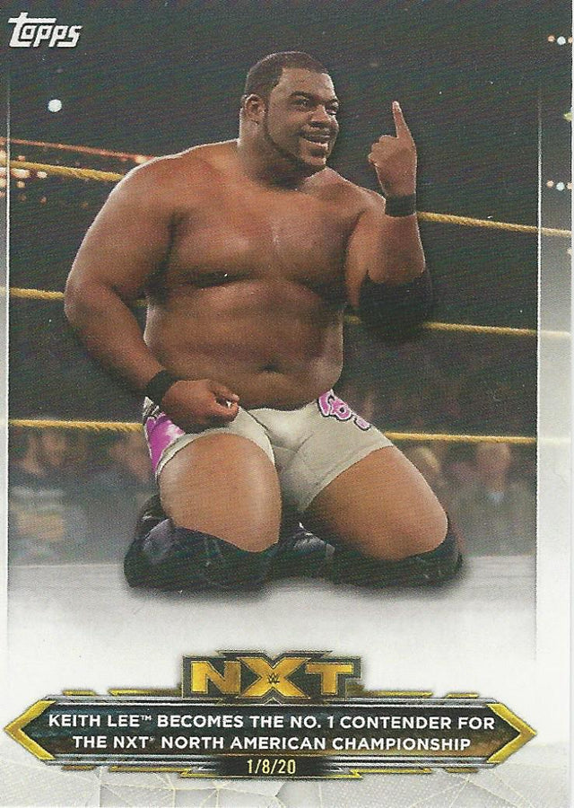 WWE Topps NXT 2020 Keith Lee #81