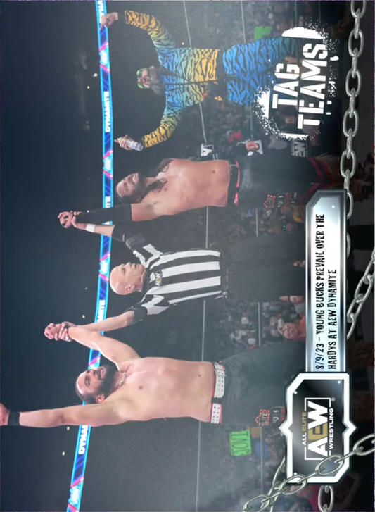 8/9/23 – Young Bucks – Young Bucks Prevail Over the Hardys at AEW Dynamite