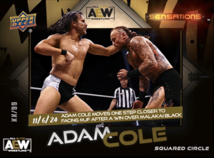 11/6/24 – Adam Cole – Adam Cole Moves One Step Closer to Facing MJF After a Win Over Malakai Black