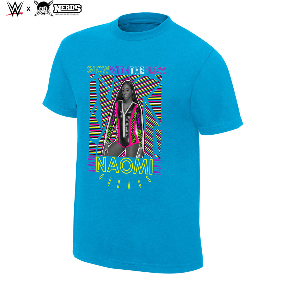 Naomi "Glow with the Flow" Neon Collection Graphic T-Shirt T-Shirt PW Catalog