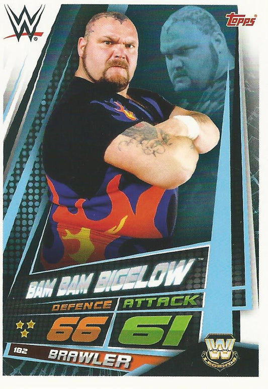 WWE Topps Slam Attax Universe 2019 Bam Bam Bigelow #182