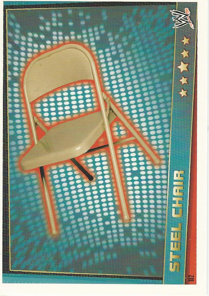 WWE Topps Slam Attax Rebellion 2012 Steel Chair #182