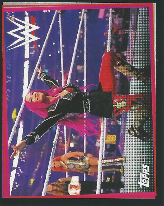 WWE Topps Road to Wrestlemania Stickers 2021 Sasha Banks #182