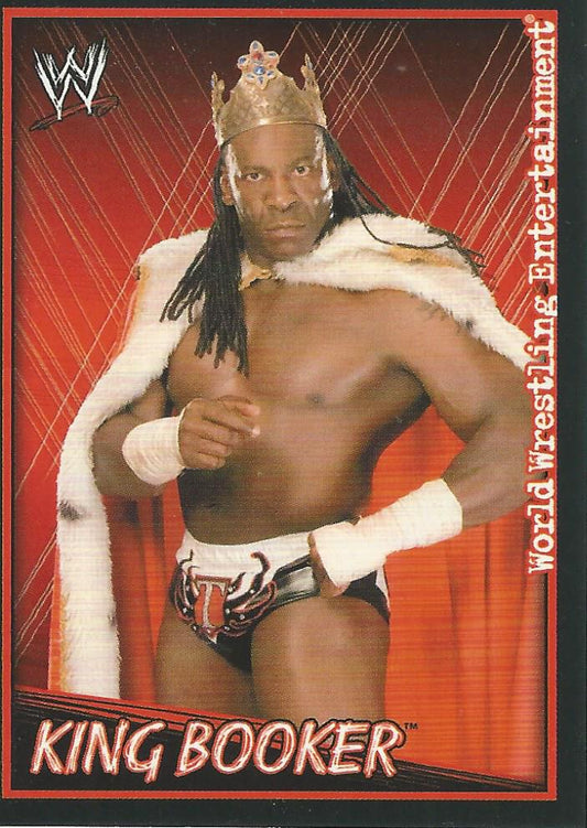 WWE Topps Superstars Uncovered 2007 Sticker Booker T #182