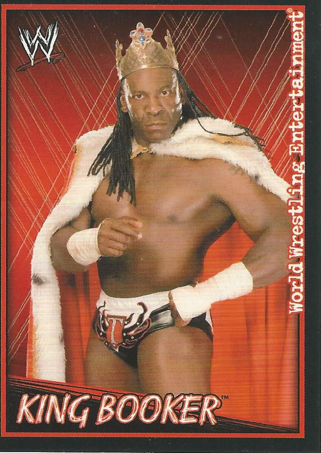 WWE Topps Superstars Uncovered 2007 Sticker Booker T #182