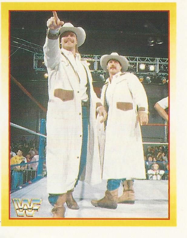 WWF Merlin Stickers 1995 Smoking Gunns #182