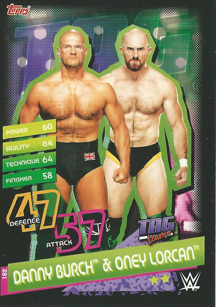 WWE Topps Slam Attax Reloaded 2020 Danny Burch & Oney Lorcan #182