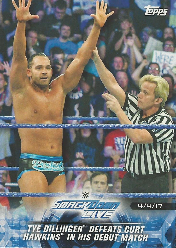 WWE Topps Road to Wrestlemania 2018 Tye Dillinger #82