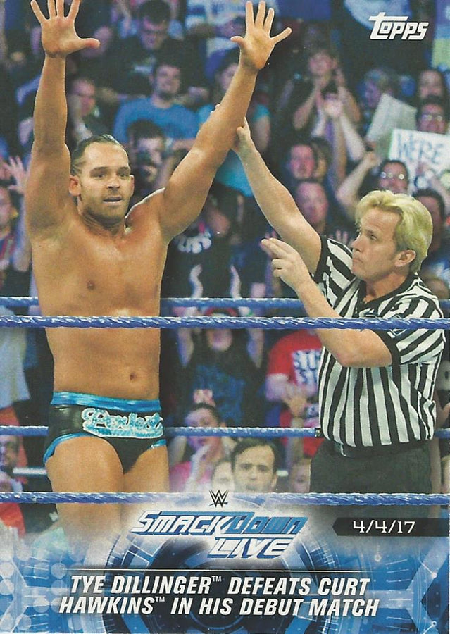 WWE Topps Road to Wrestlemania 2018 Tye Dillinger #82
