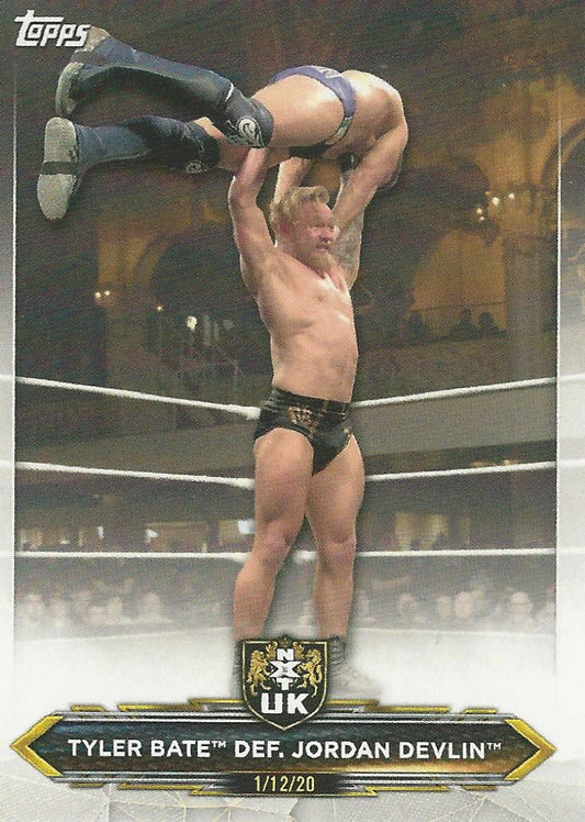 WWE Topps NXT 2020 Tyler Bate #82