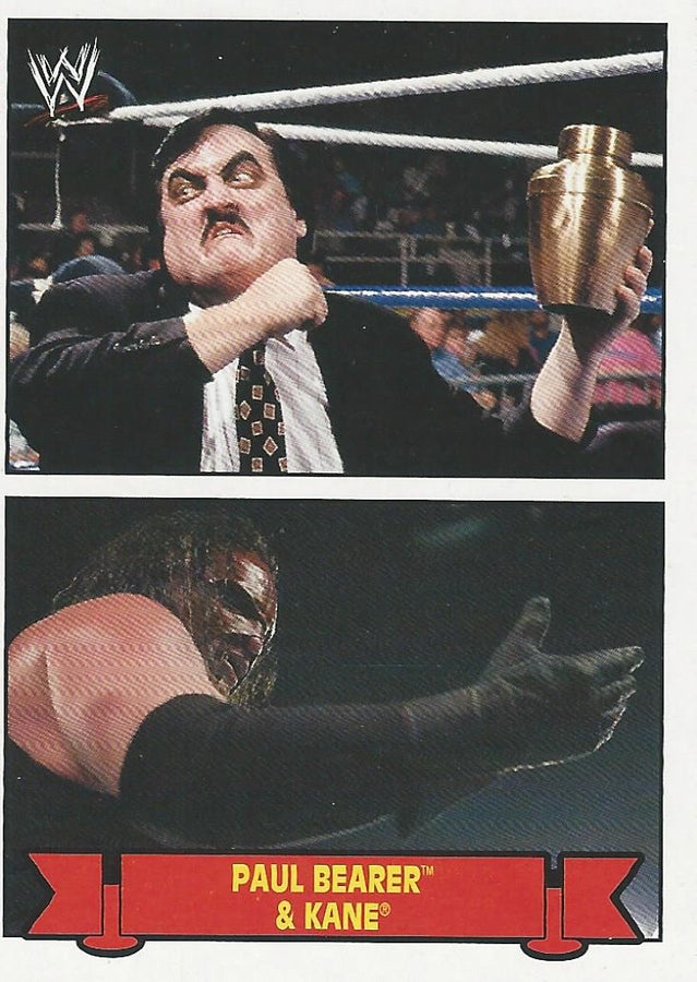 WWE Topps Heritage 2012 Family History Paul Bearer and Kane 10 of 10 trading card PW Catalog