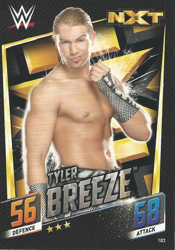 WWE Topps Slam Attax 2015 Then Now Forever Tyler Breeze #183 NXT