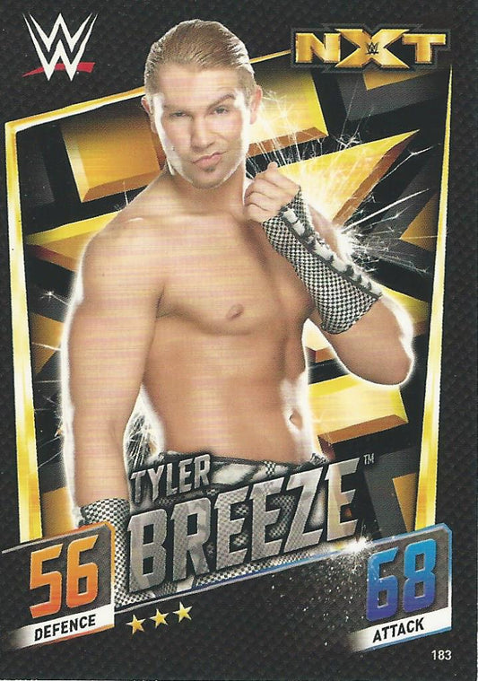 WWE Topps Slam Attax 2015 Then Now Forever Tyler Breeze #183 NXT