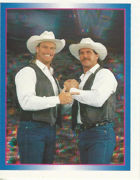 WWF Merlin Stickers 1995 Smoking Gunns #183