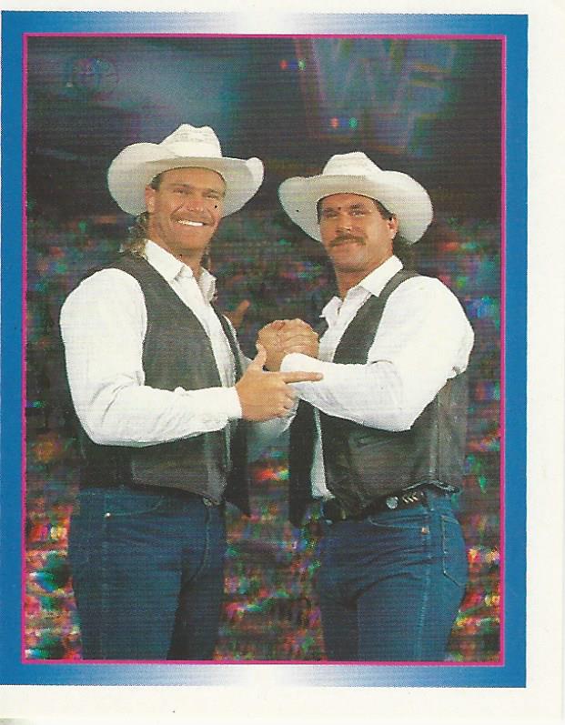 WWF Merlin Stickers 1995 Smoking Gunns #183