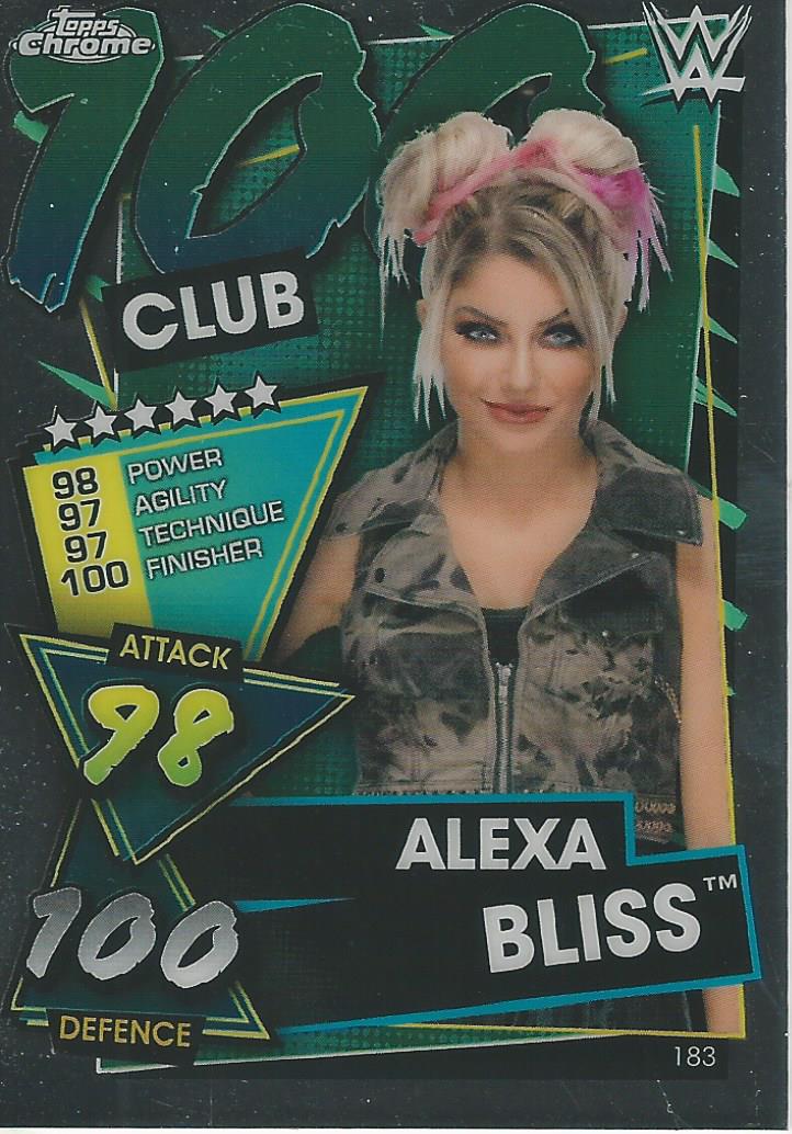 WWE Topps Slam Attax Chrome 2021 Alexa Bliss #183