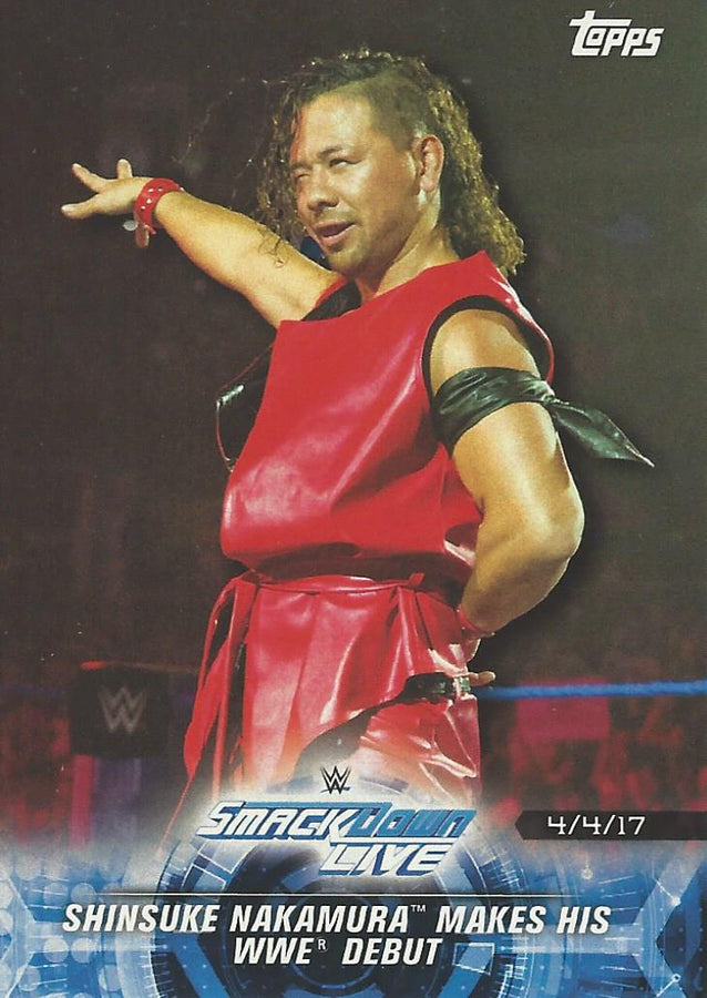 WWE Topps Road to Wrestlemania 2018 Shinsuke Nakamura #83