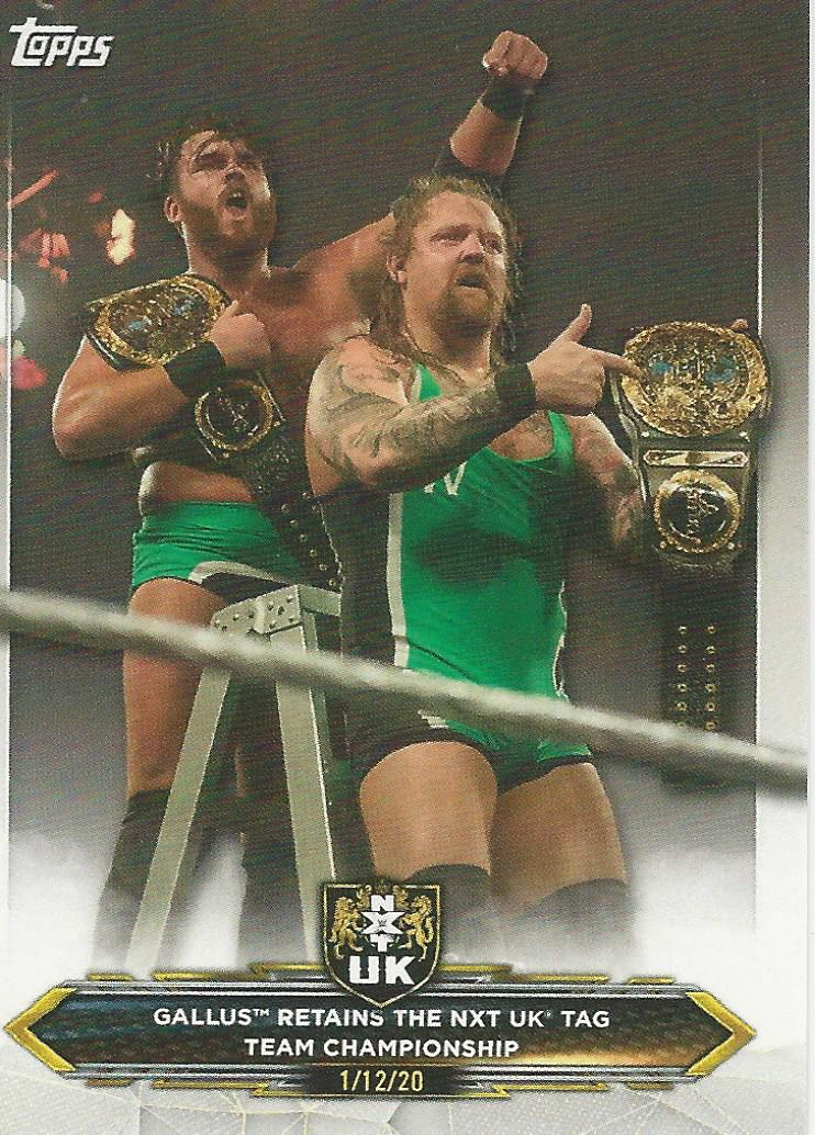 WWE Topps NXT 2020 Gallus #83