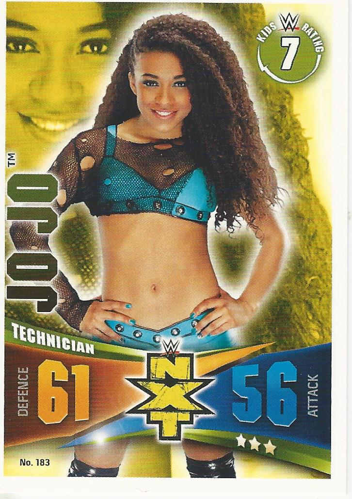 WWE Topps Slam Attax Rivals 2014 JoJo #183 NXT