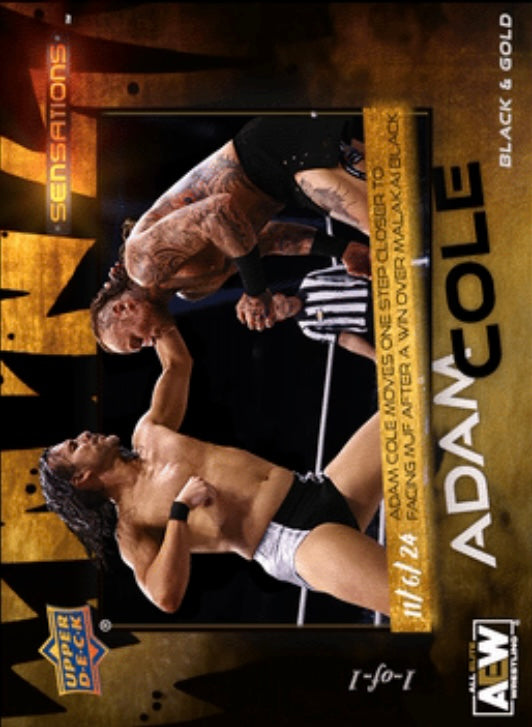 11/6/24 – Adam Cole – Adam Cole Moves One Step Closer to Facing MJF After a Win Over Malakai Black trading card PW Catalog