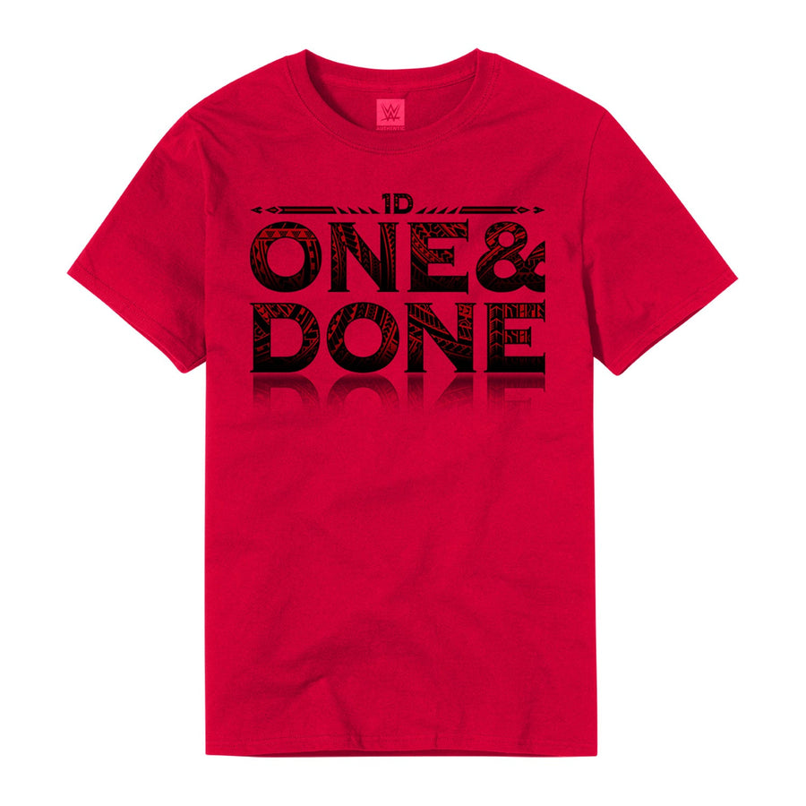 The Usos "One & Done" Red T-Shirt
