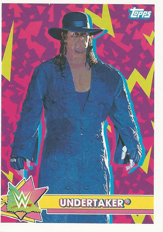 WWE Topps Heritage 2021 Sticker Card Undertaker S-20 trading card PW Catalog