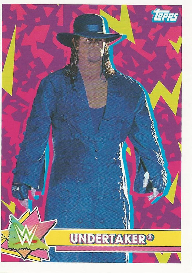 WWE Topps Heritage 2021 Sticker Card Undertaker S-20 trading card PW Catalog