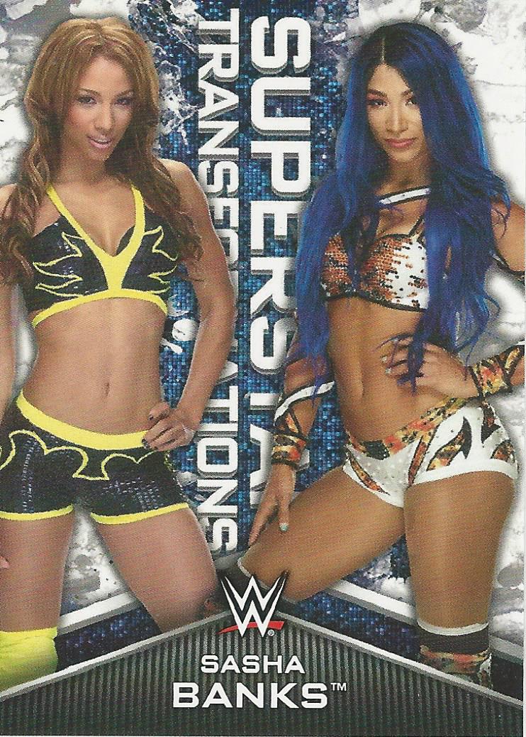 WWE Topps Women Division 2020 Sasha Banks ST-14 trading card PW Catalog