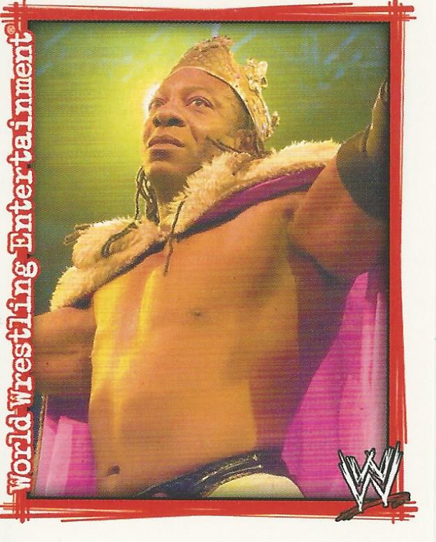 WWE Topps Superstars Uncovered 2007 Sticker Booker T #184