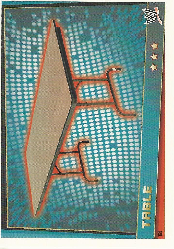 WWE Topps Slam Attax Rebellion 2012 Table #184