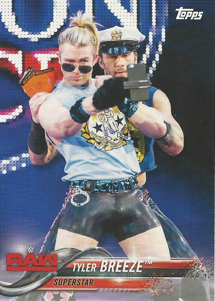 WWE Topps Then Now Forever 2018 Tyler Breeze #184