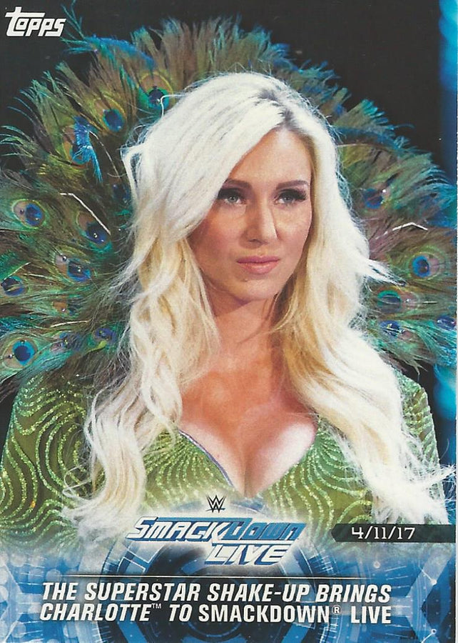 WWE Topps Road to Wrestlemania 2018 Charlotte Flair #84