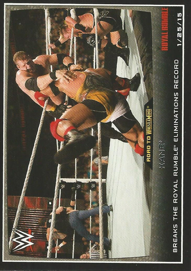 WWE Topps Road to WrestleMania 2015 Kane #84