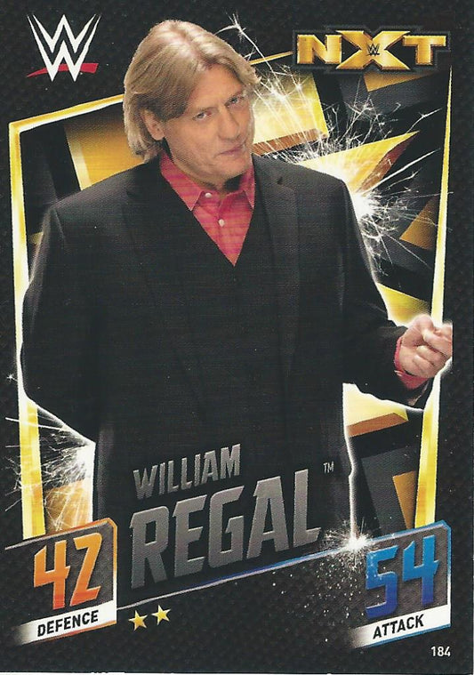 WWE Topps Slam Attax 2015 Then Now Forever William Regal #184 NXT