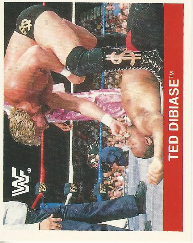 WWF Merlin Sticker Collection 1990 Ted Dibiase #184