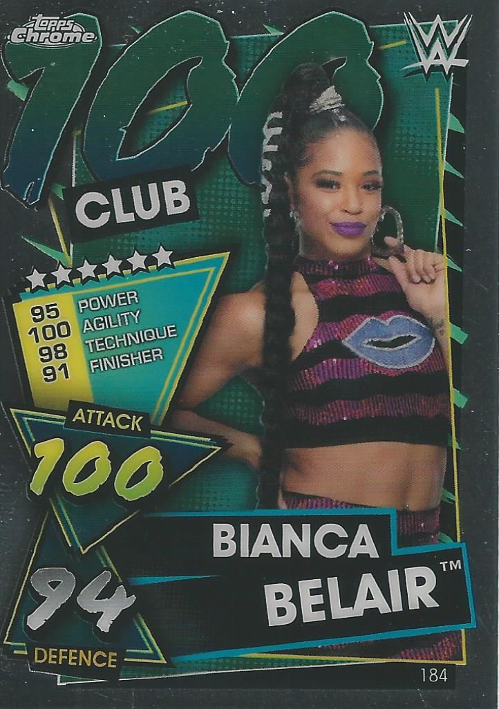 WWE Topps Slam Attax Chrome 2021 Bianca Belair #184