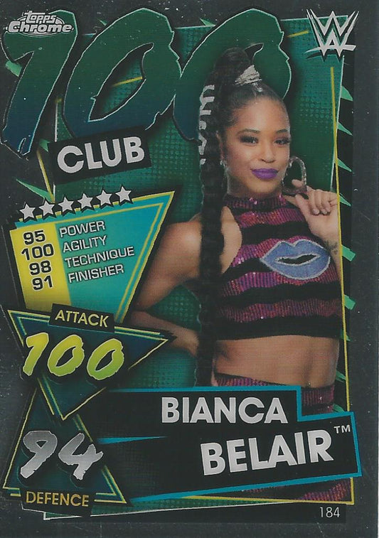WWE Topps Slam Attax Chrome 2021 Bianca Belair #184