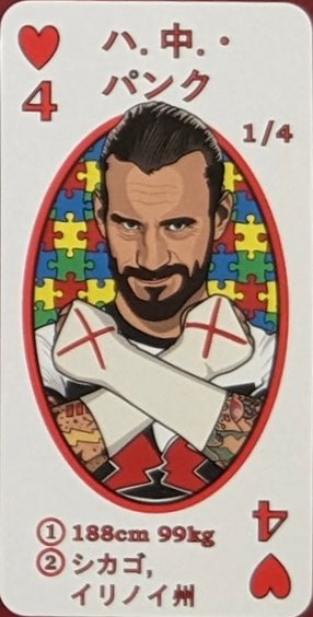 CM Punk trading card PW Catalog