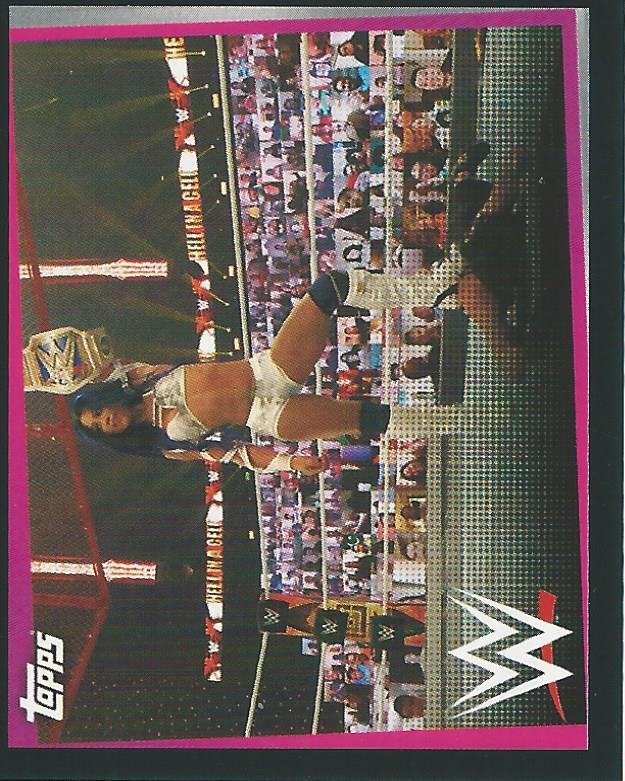 WWE Topps Road to Wrestlemania Stickers 2021 Sasha Banks #185