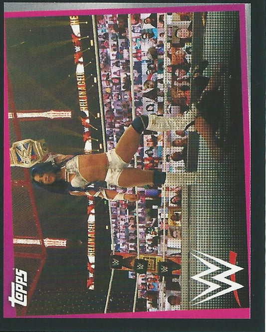WWE Topps Road to Wrestlemania Stickers 2021 Sasha Banks #185